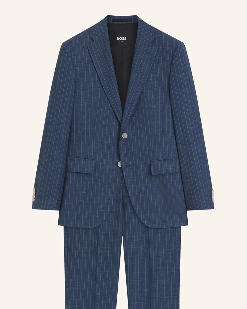 HUGO BOSS Business Anzug H-Jeckson-2Pcsb1-263 Regular Fit blau Hellblau