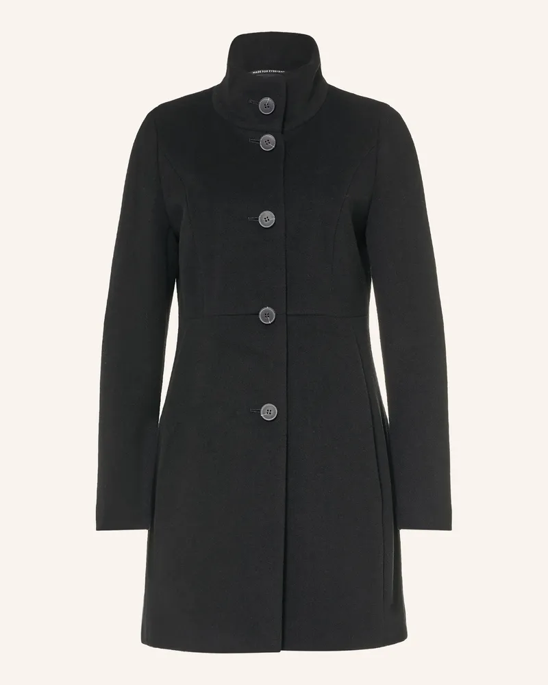 Fuchs Schmitt Wollmantel Venedig schwarz Schwarz