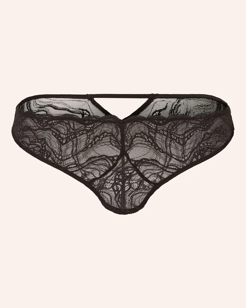 Calvin Klein Slip Sensual Stretch Lace schwarz Schwarz