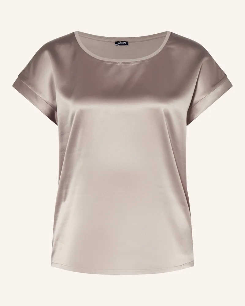 JOOP! Blusenshirt TAILA im Materialmix Beige
