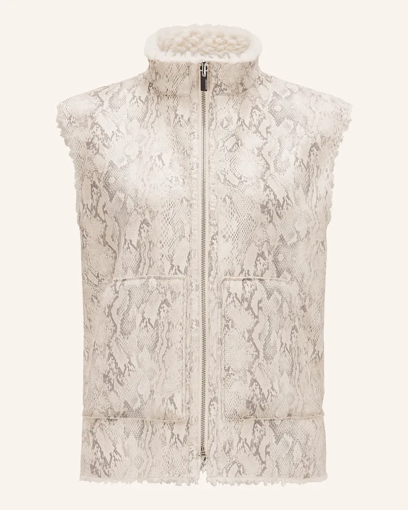 Milestone Weste Msblakely Zum Wenden Mit Kunstfell beige Beige