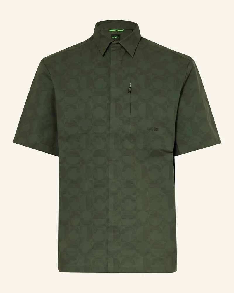 HUGO BOSS Funktions-Poloshirt BECHNO Dunkelgrün