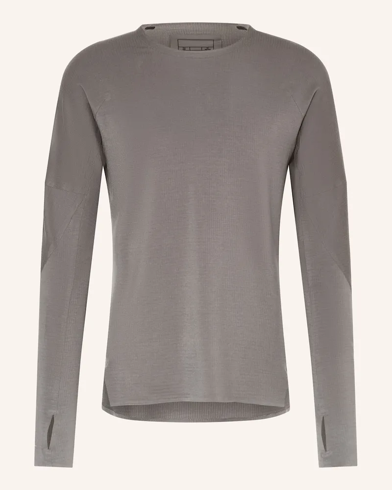 Y-3 Laufshirt Granit grau Grau