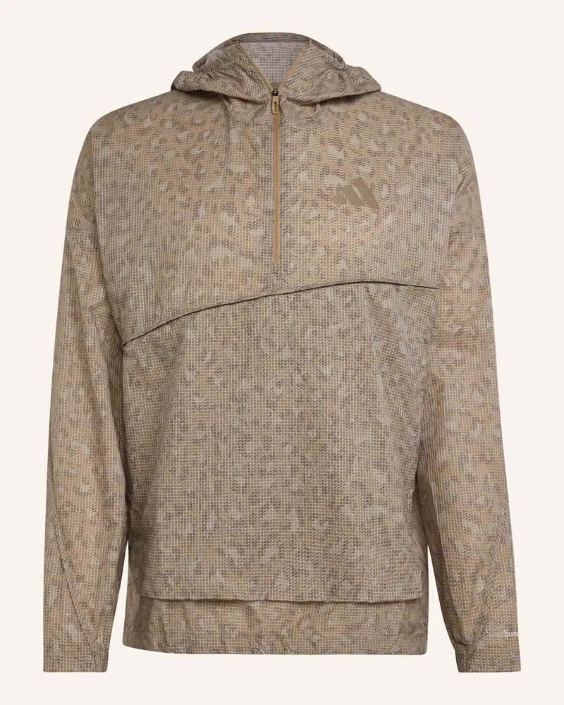 adidas TERREX XPLORIC CLIMA365 PRINTED WIND ANORAK Beige