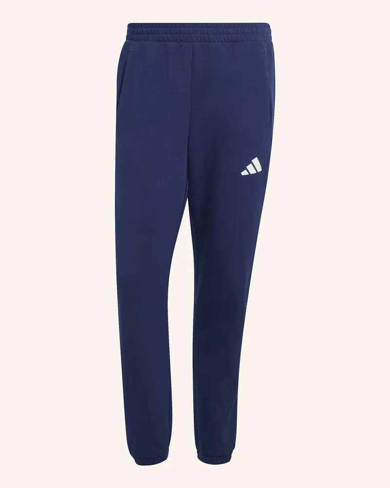 adidas Stadium Hose, Kleines Logo blau Blau