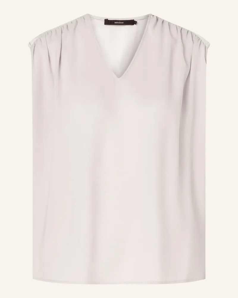 windsor. Blusentop Hellgrau