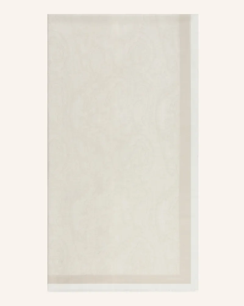 Etro Schal weiss Beige
