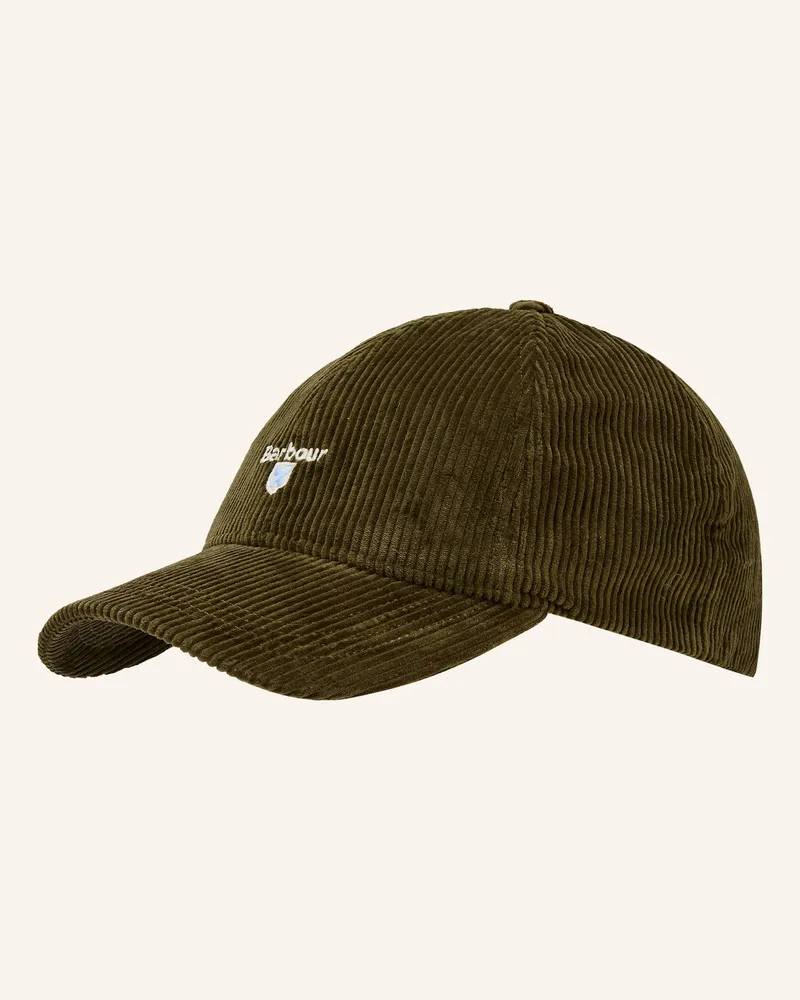 Barbour Cord-Cap Preston gruen Khaki