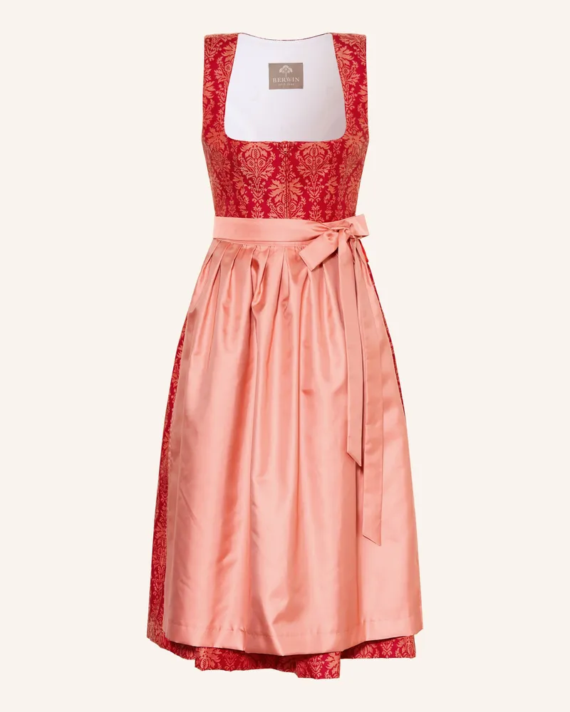 Berwin & Wolff Dirndl Dunkelrot