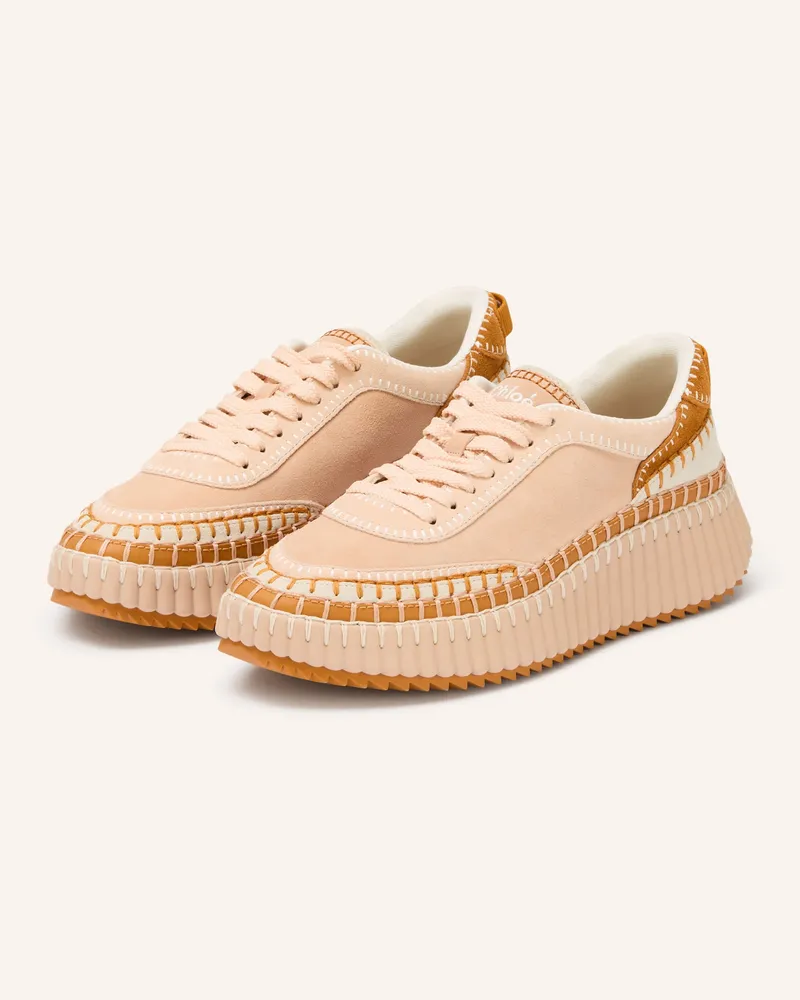 Chloé Sneaker Nama rosa 6i5
