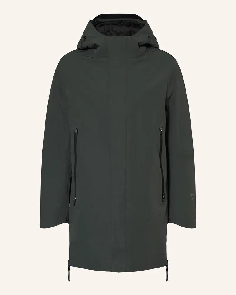 KRAKATAU 2-In-1-Parka Planck Liner gruen Grün