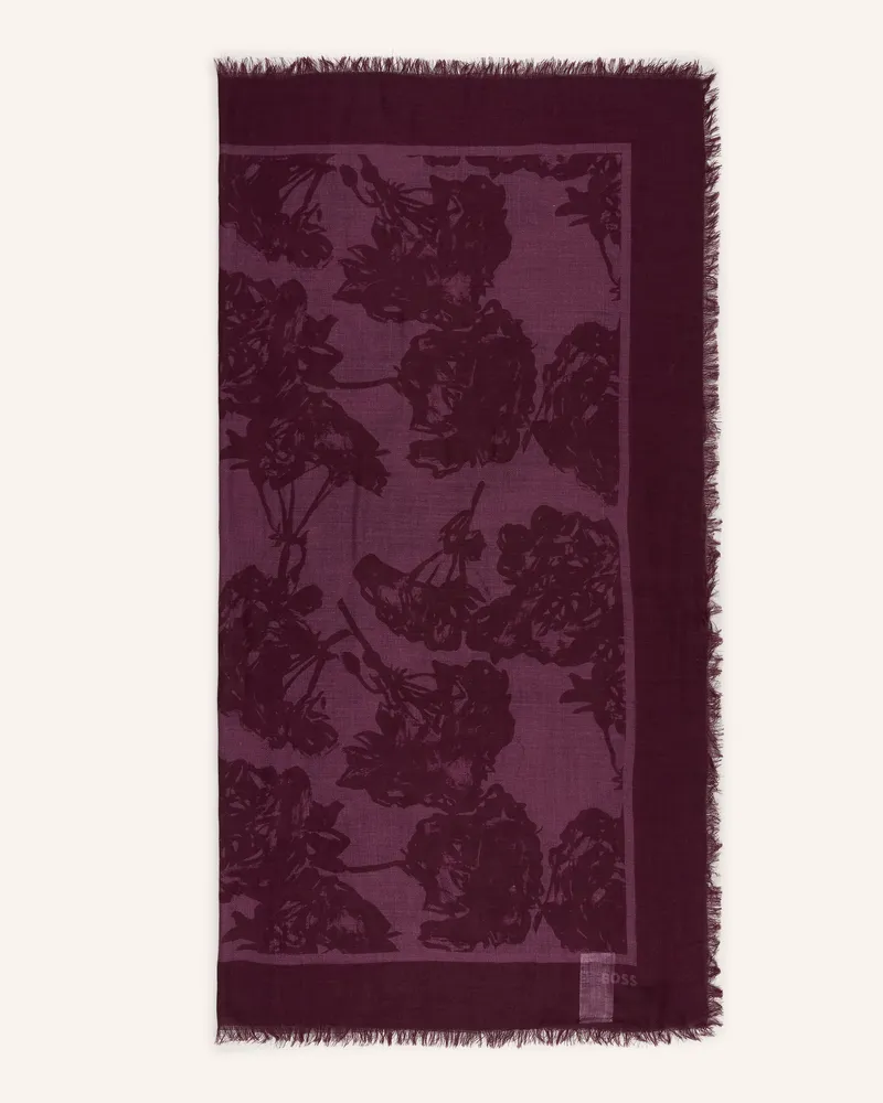 HUGO BOSS Tuch Reneva rot Dunkelrot