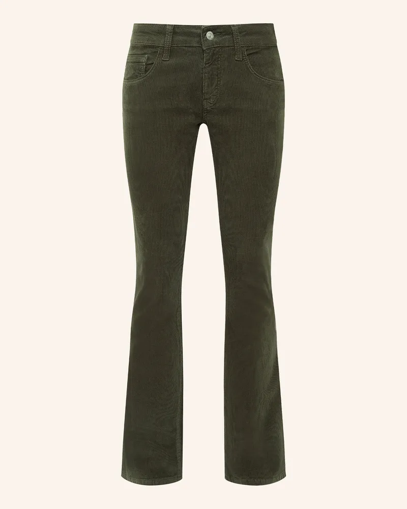 Mavi Jeans Bootcut-Hose Bella Aus Cord gruen Oliv