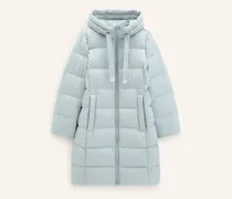 Daunenmantel blau