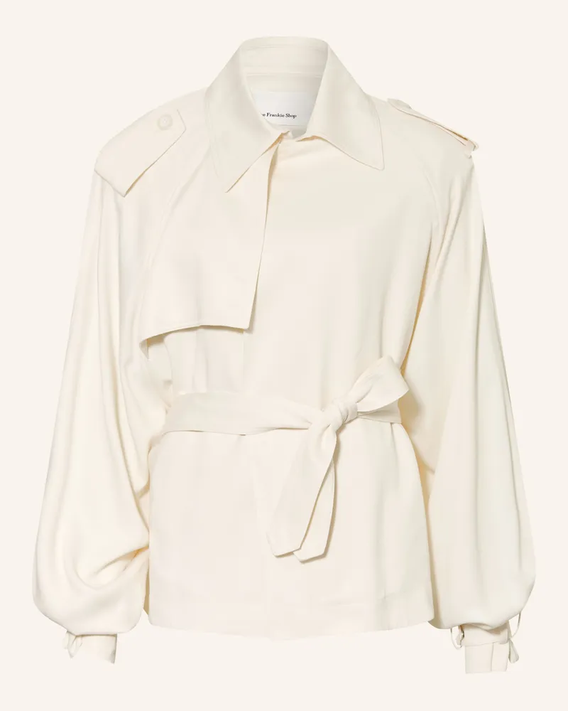 FRANKIE Shop Trench-Jacke Elva weiss Weiss