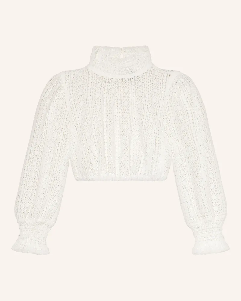 Berwin & Wolff Dirndlbluse Aus Spitze weiss Ecru