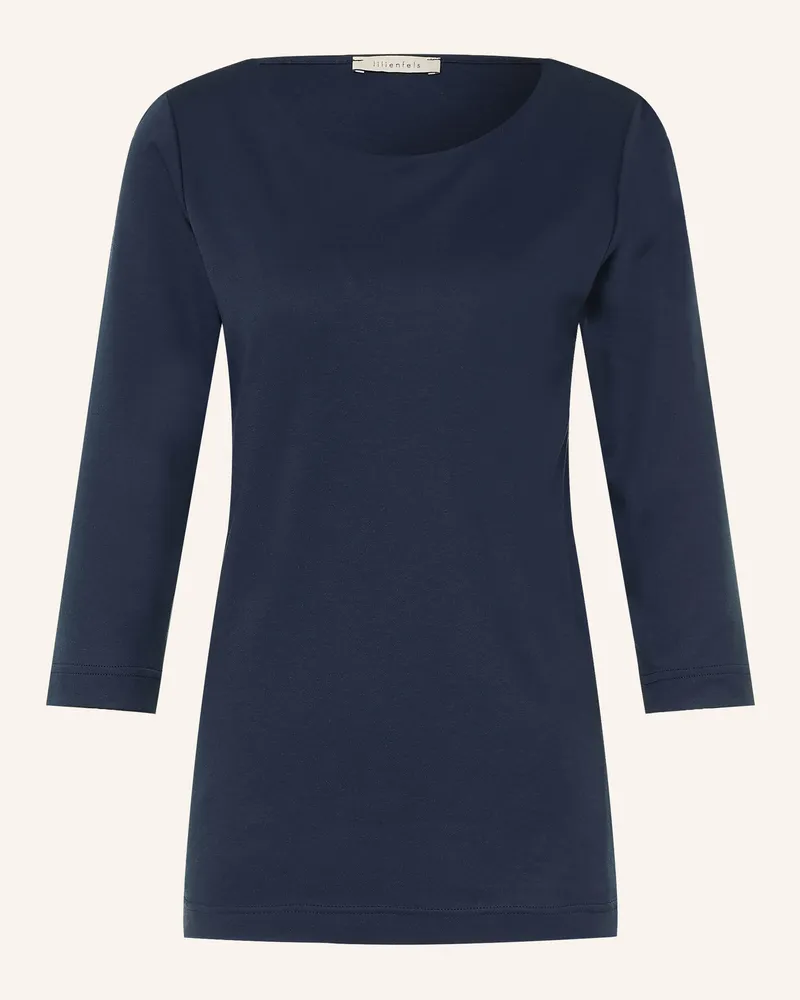 lilienfels Shirt Mit 3/4-Arm blau Dunkelblau
