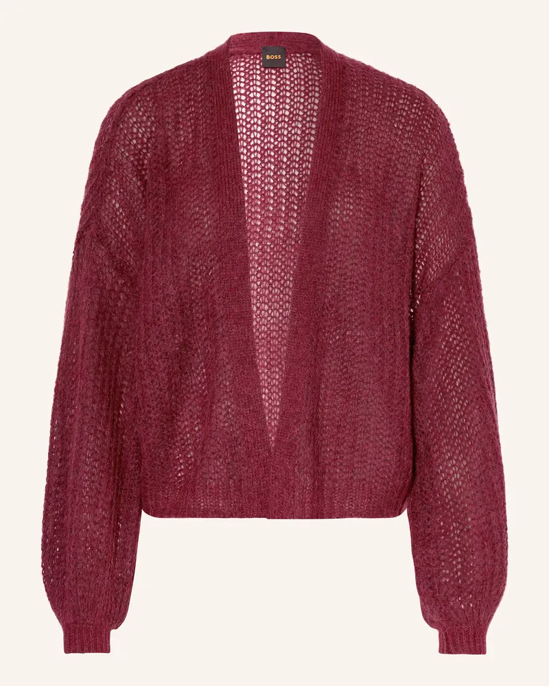 HUGO BOSS Strickhülle Furgovia rot Dunkelrot