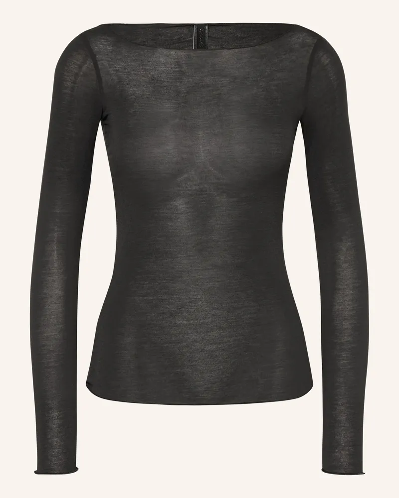 SKIMS Lounge-Shirt SHEER MODAL Onyx