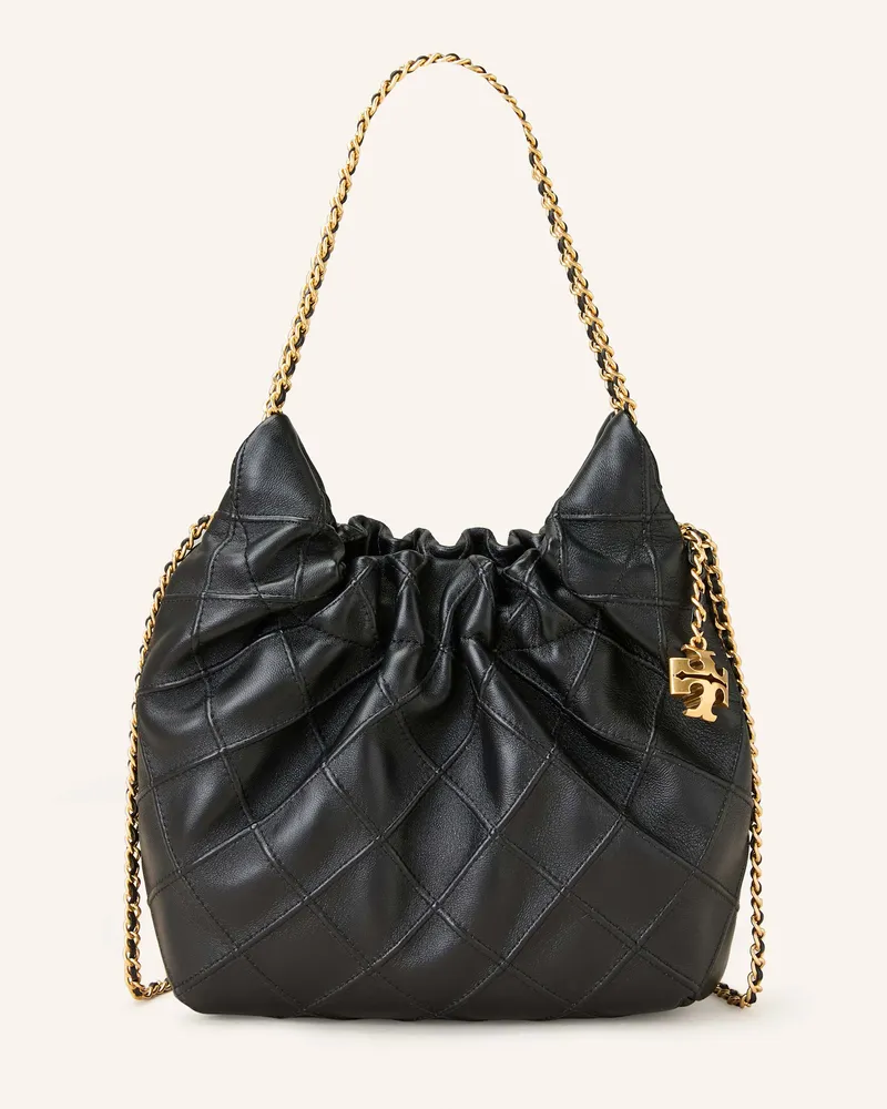 Tory Burch Beuteltasche FLEMING Schwarz