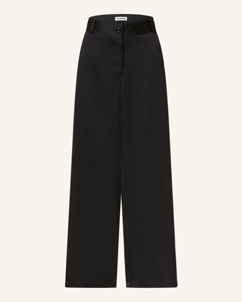 Jil Sander Hose schwarz Schwarz