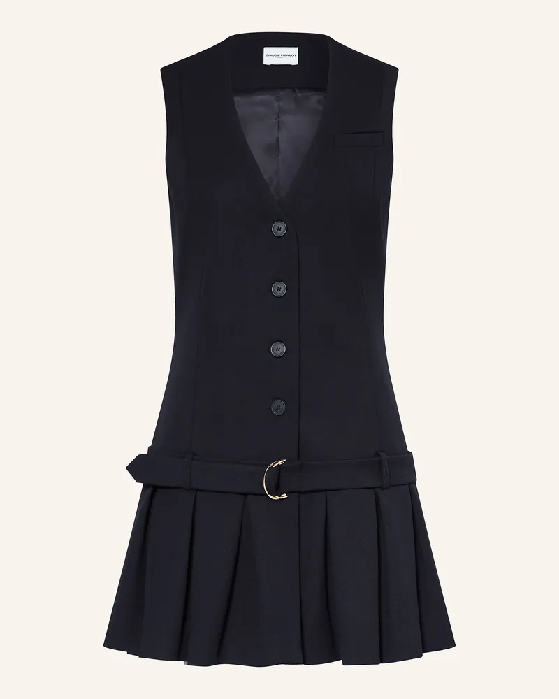 Claudie Pierlot Etuikleid Dunkelblau