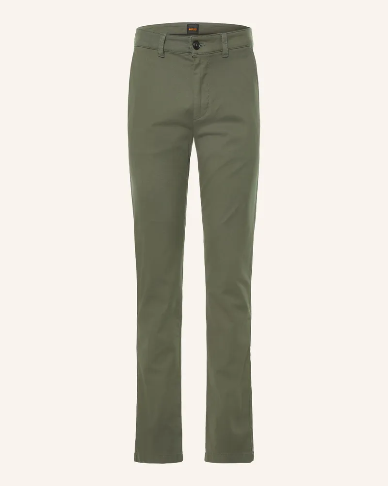 HUGO BOSS Chino Slim Fit gruen Grün