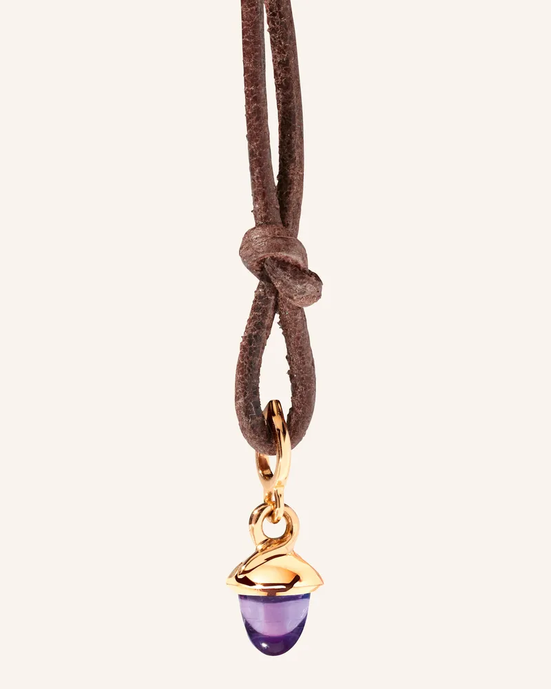 TAMARA COMOLLI Anhänger Pendant Minimikado Amethyst 18k Roségold rosegold Roségold