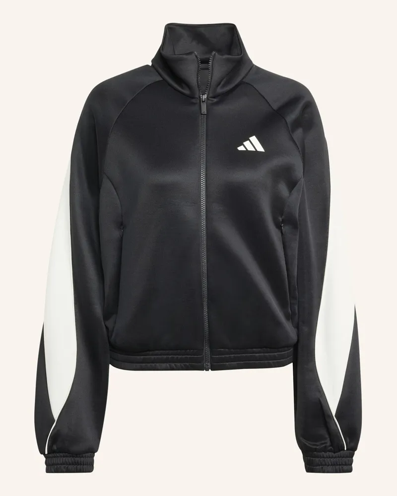 adidas Stadium Trainingsjacke schwarz Schwarz