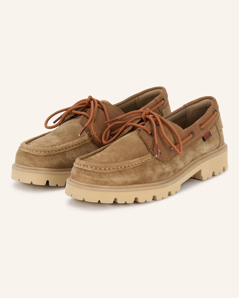 Clarks Bootsschuhe Cleyhill beige Braun