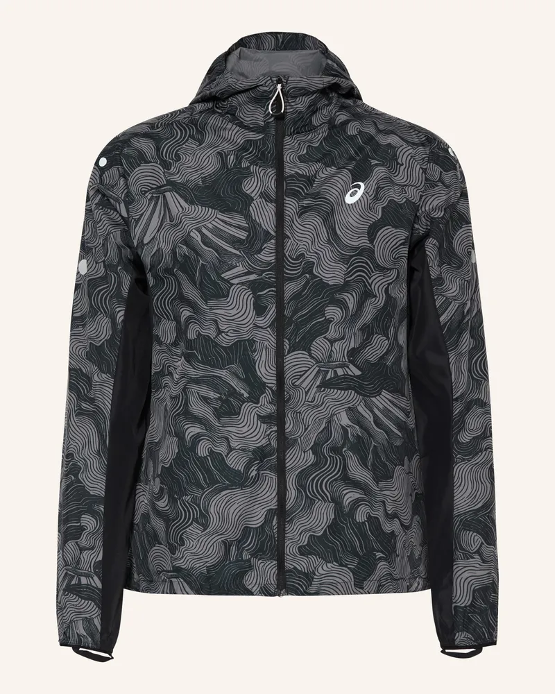 Asics Laufjacke FUJITRAIL PACKABLE Schwarz