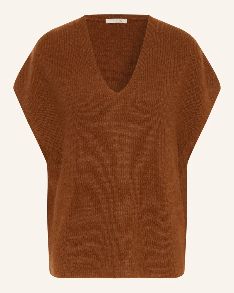 lilienfels Strickshirt Aus Cashmere braun Braun