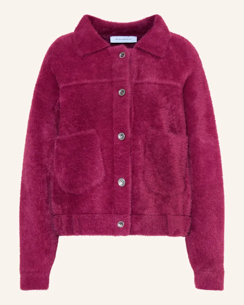 RINO & PELLE Kunstfell-Jacke BUBBLY Fuchsia