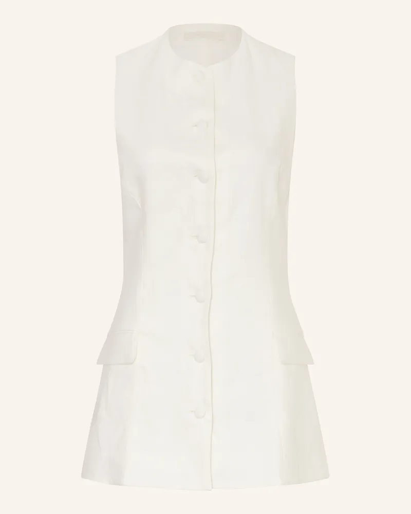 Faithfull The Brand Blazerweste JANE aus Leinen Ecru