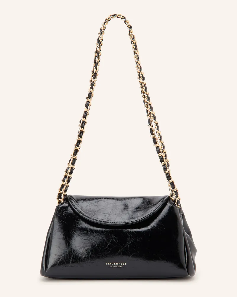 SEIDENFELT Handtasche Loimaa schwarz Schwarz