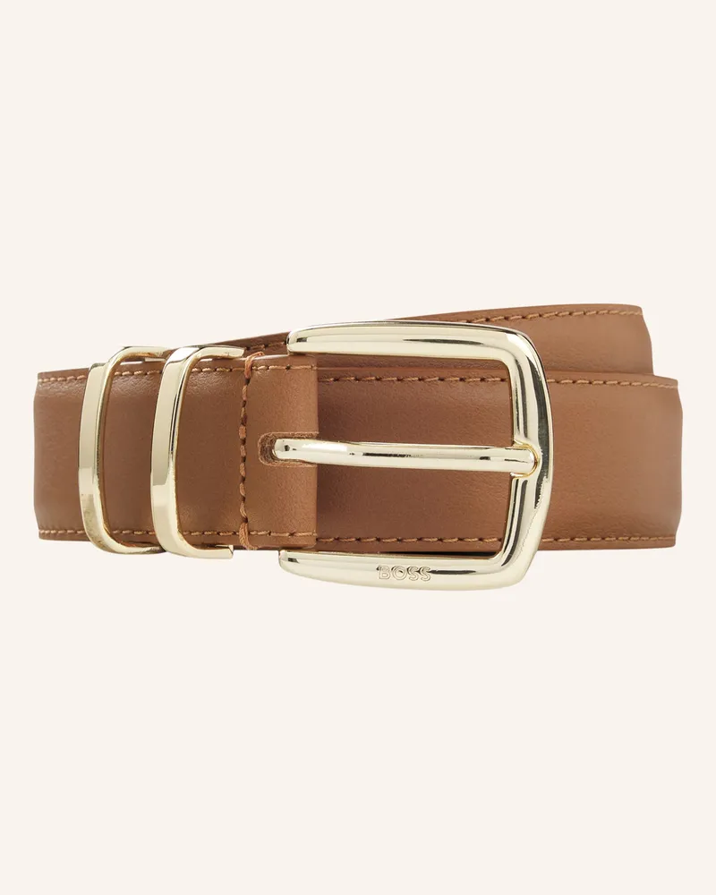 HUGO BOSS Business Gürtel Plum-Ml_Sz30 beige Beige