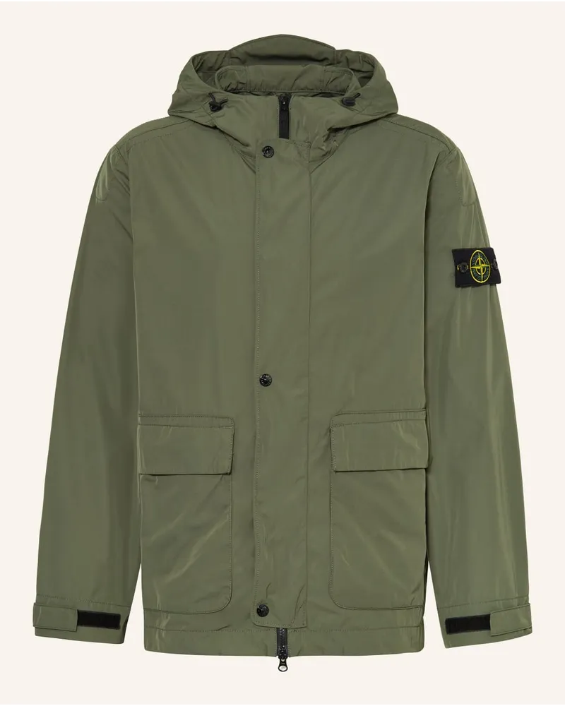 Stone Island Jacke Gruen