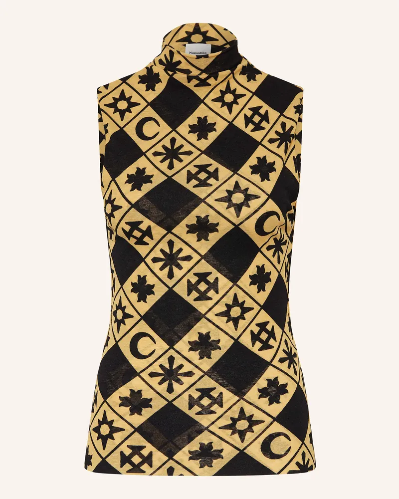 Nanushka Top ANNYKA Dunkelbraun