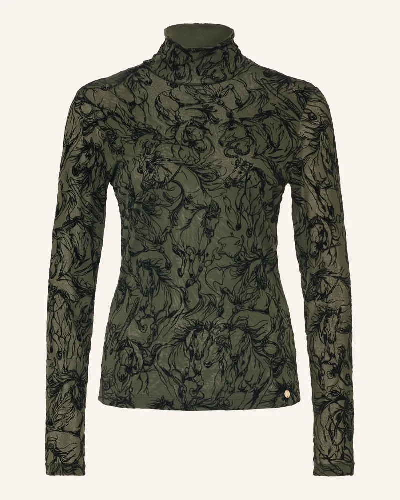Marc Cain Longsleeve Aus Mesh gruen 599