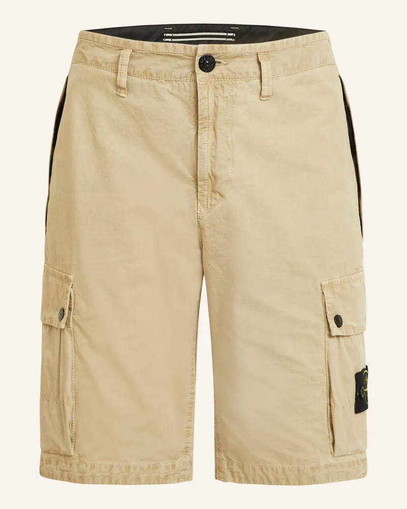 Stone Island Cargoshorts Hellbraun