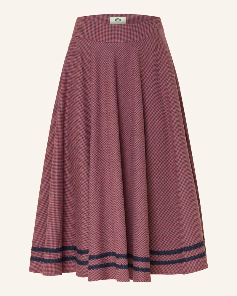 Berwin & Wolff Trachtenrock aus Flanell Rot