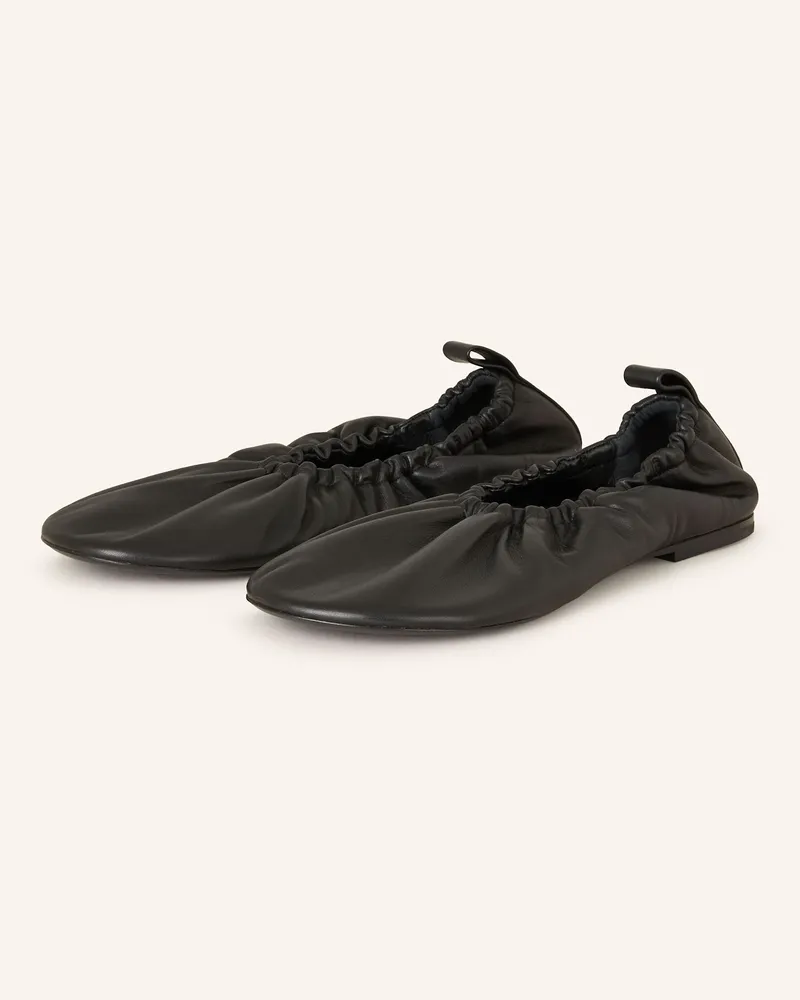 Jil Sander Ballerinas Schwarz