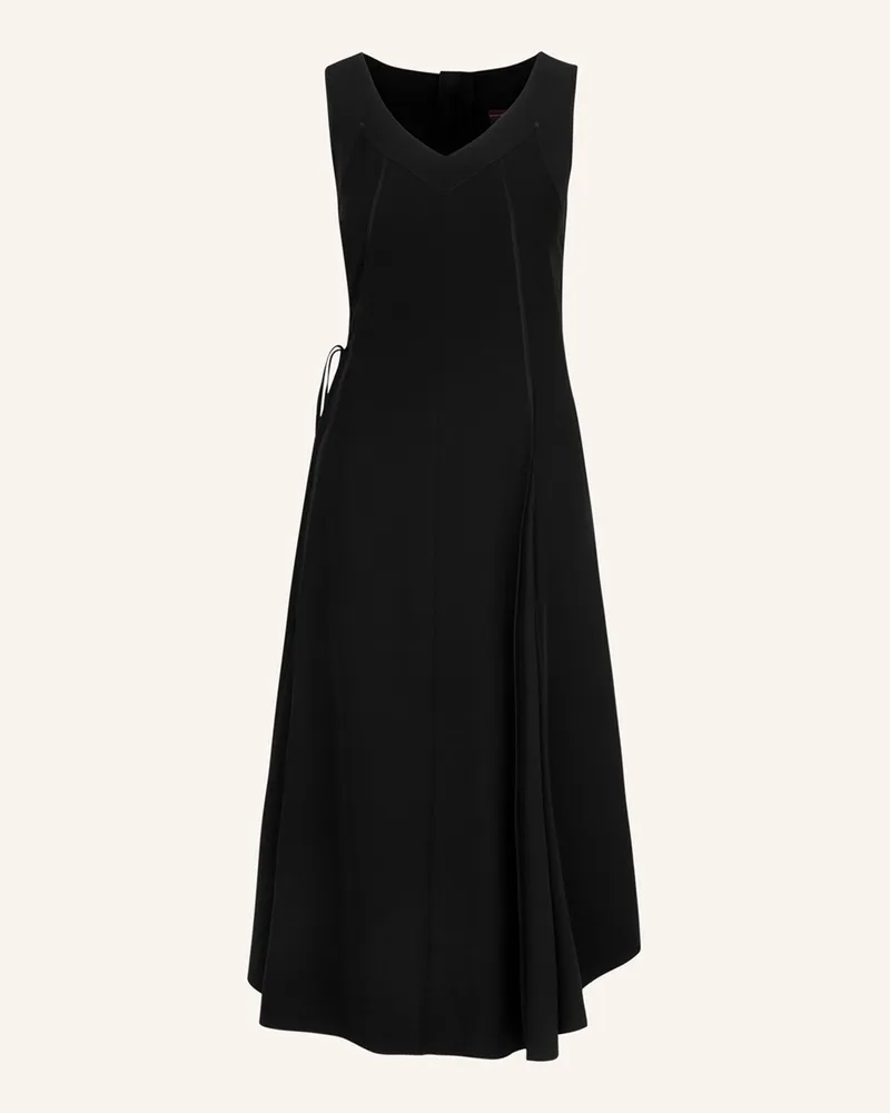 HIGH Kleid GOOD FORTUNE Satinkleid Schwarz
