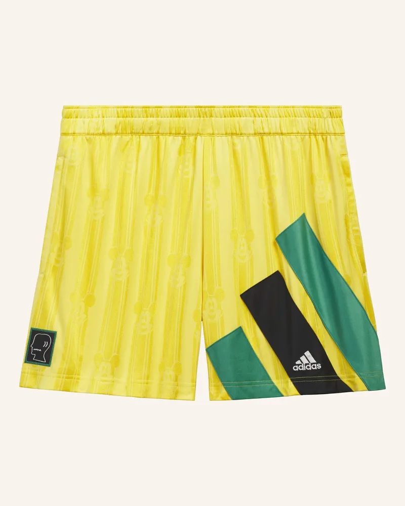 adidas Brain Dead Disney Fussballshorts gelb Gold