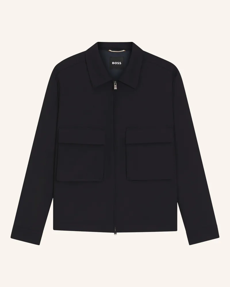 HUGO BOSS Blazer C-Carper-Os-2pp-261 Relaxed Fit blau Dunkelblau