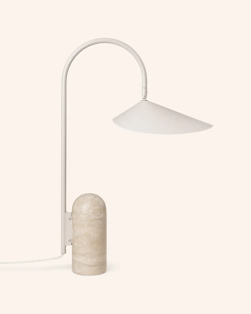 ferm LIVING Tischleuchte Arum beige Creme