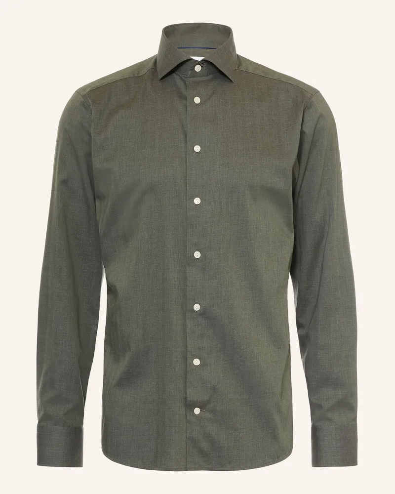 Eton Hemd Slim Fit gruen Dunkelgrün