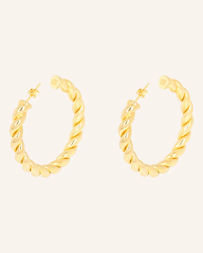 Ariane Ernst Creolen Twist It gold Gold