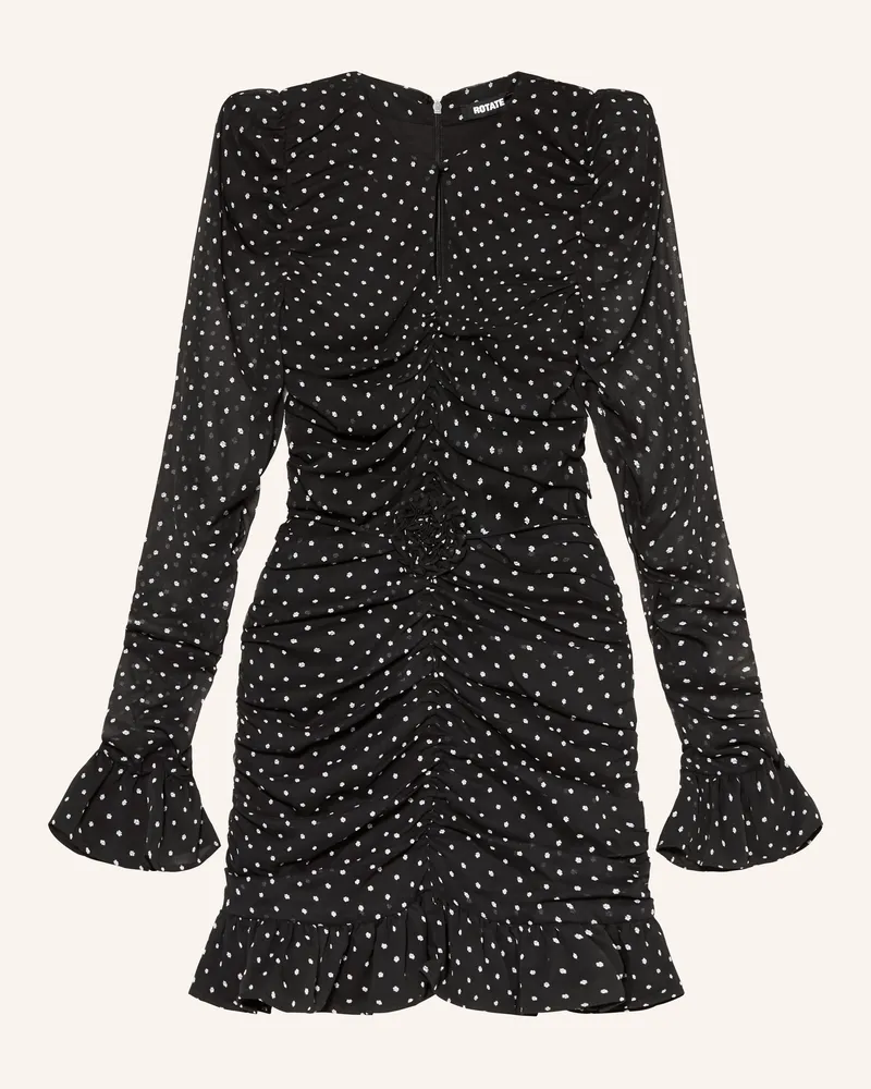 ROTATE Birger Christensen Kleid schwarz Schwarz