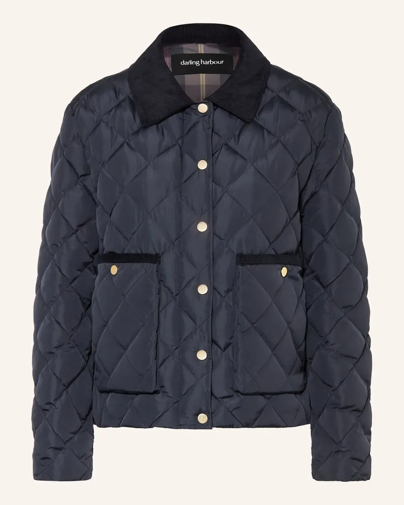 Darling Harbour Steppjacke blau Navy